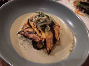 Campfire Summer Squash  at Vedge in Philadelphia