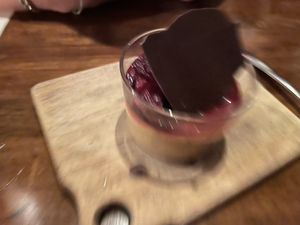 Cherry cheesecake   at Vedge in Philadelphia