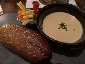 Rutabaga Fondue  at Vedge in Philadelphia