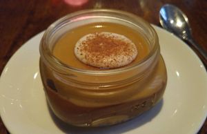 Uber Chunk - malt custard, chocolate ganache,
peanut butter cream, pretzel crust  at Vedge in Philadelphia