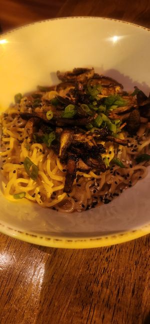 Dan Dan noodles at Vedge in Philadelphia