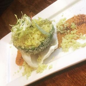 stuffed avocado  at Vedge in Philadelphia