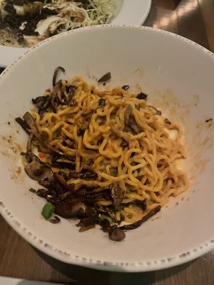 Spicy Dan Dan noodles - delicious!   at Vedge in Philadelphia