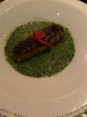 Eggplant braciole- these change seasonally but are always delicious!   at Vedge in Philadelphia