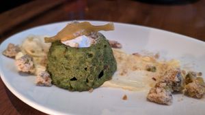Pistachio pudding at Vedge in Philadelphia