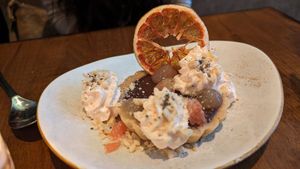 Chocolate tart at Vedge in Philadelphia