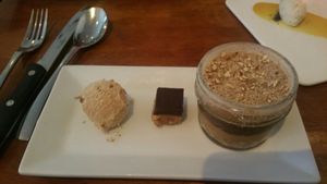 Peanut butter and Chocolate Desert at Vedge in Philadelphia