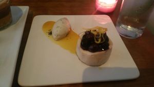 Blueberry Cheesecake  at Vedge in Philadelphia