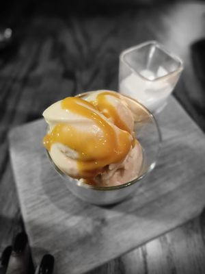Miso ice creamm  at Vedge in Philadelphia