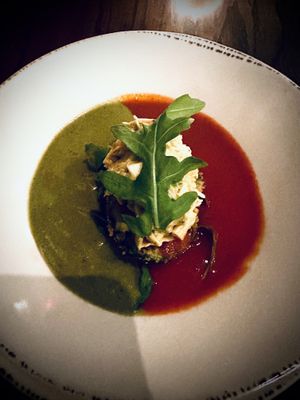 stuffed avo  at Vedge in Philadelphia