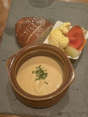 Rutabaga Fondue  at Vedge in Philadelphia