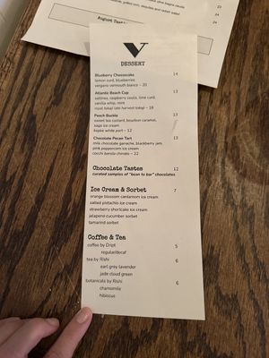 Dessert, anyone?  at Vedge in Philadelphia