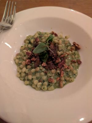 Fregola at Vedge in Philadelphia