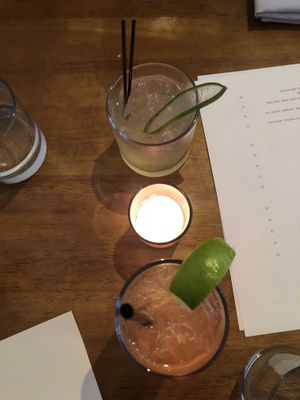 Drinks at Vedge in Philadelphia