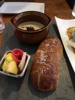 Rutabaga fondu at Vedge in Philadelphia