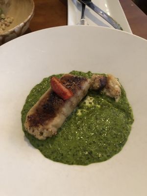 Eggplant (bf attacked it before I could snag a pic of it untouched!) at Vedge in Philadelphia