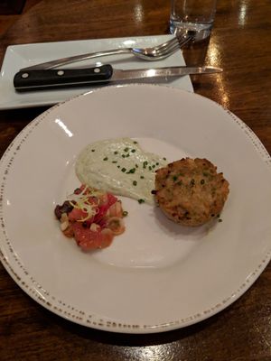 Potato and leek tart at Vedge in Philadelphia