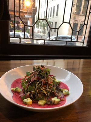 Fabulous watermelon salad at Vedge in Philadelphia