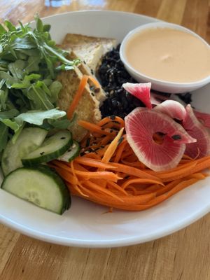 Vegan Poke Bowl - incredible flavors… loved the sauce too  at Plant Craft Kitchen in St Louis