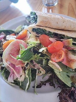 Mushroom and Kale Quesadillas  at Plant Craft Kitchen in St Louis