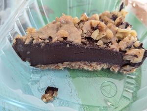 Chocolate pie with apple? It was tasty! at Plant Craft Kitchen in St Louis