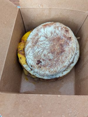 Breakfast sandwich special. Delicious at Plant Craft Kitchen in St Louis