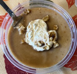 butterscotch pots de creme!  at Plant Craft Kitchen in St Louis