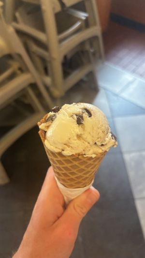 Vegan mint chip  at Purity Ice Cream in Ithaca