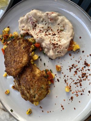 Crab cakes   at Fitz on 4th in Philadelphia