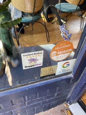 Happy Cow decal   at Fitz on 4th in Philadelphia