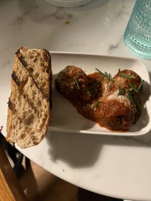 Nona meatballs  at Fitz on 4th in Philadelphia