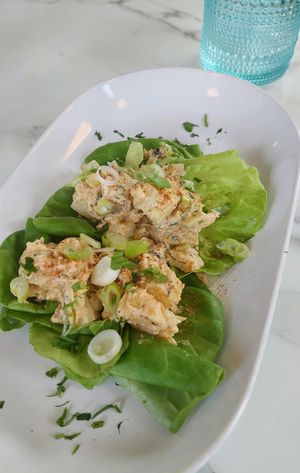 Lobster salad special. A first for me. Made from hearts of palm at Fitz on 4th in Philadelphia