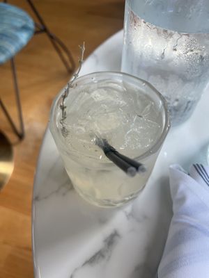 Lavender lemonade with tequila   at Fitz on 4th in Philadelphia