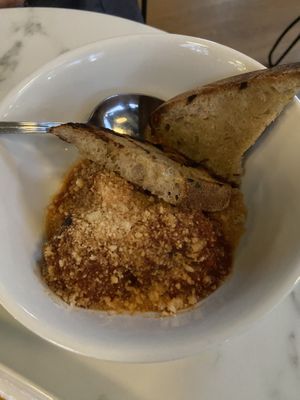 Pea protein & chickpea meatballs- sooo good   at Fitz on 4th in Philadelphia