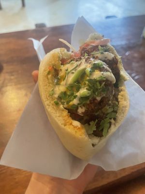   at Hamsa Falafel in Sayulita