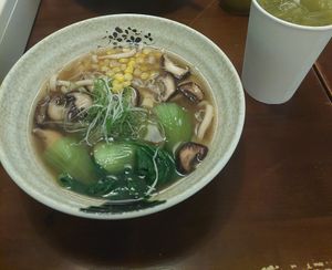 Mushroom ramen at Lust Ramen in Bangkok