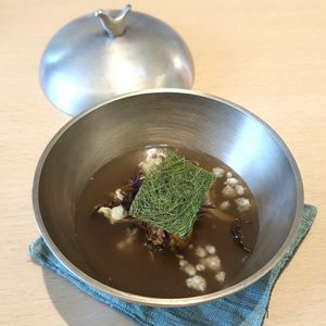 10th course: "seaweed" at Forest Kitchen 포리스트 키친 in Seoul