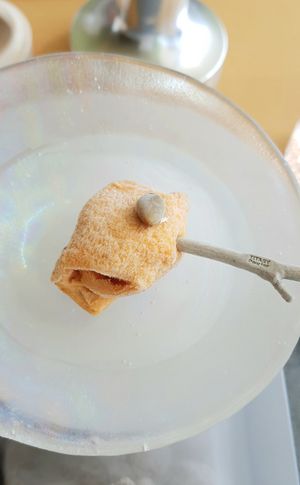 dried persimmon icecream (part of Little Forest) at Forest Kitchen 포리스트 키친 in Seoul