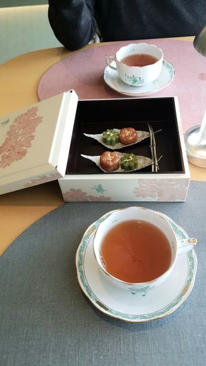 2nd dessert (tea, Yakgwa and jelly) at Forest Kitchen 포리스트 키친 in Seoul