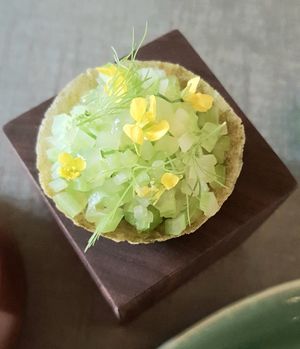 Celery (part of Green vegetables & Mire poix) at Forest Kitchen 포리스트 키친 in Seoul