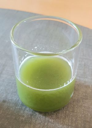 Green Juice (part of Green vegetables & Mire poix) at Forest Kitchen 포리스트 키친 in Seoul