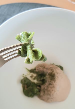 Chamnamul - close-up at Forest Kitchen 포리스트 키친 in Seoul