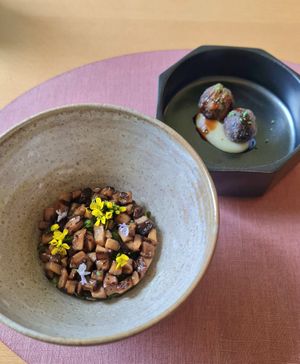 Eggplant & Mushroom #Veganuary at Forest Kitchen 포리스트 키친 in Seoul