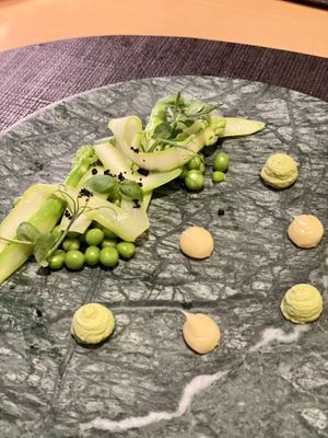 Asparagus & peas  at Forest Kitchen 포리스트 키친 in Seoul