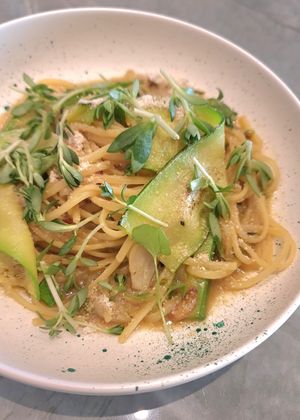 New menu: Pasta with Courgettes at Forest Kitchen 포리스트 키친 in Seoul
