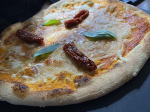 Vegan made Magarita  at The George in Hathersage