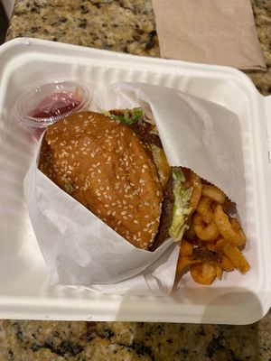 Maui Burger & Fries at Tabay's Mindful Kitchen in Kahului