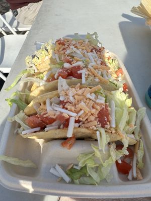 Our fav!!! Tacos!!  at Tabay's Mindful Kitchen in Kahului