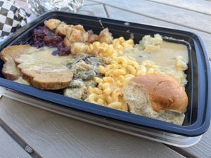 Thanksgiving plate!  at Tabay's Mindful Kitchen in Kahului