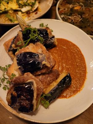 Eggplant and tofu curry at Snack Room - 스낵룸 in Seoul